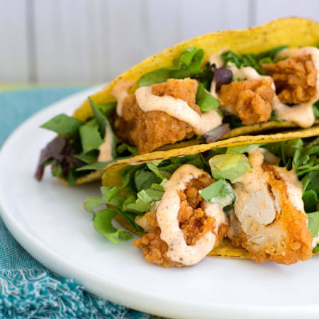 Image of Kid-Friendly Crunchy Chicken Tacos